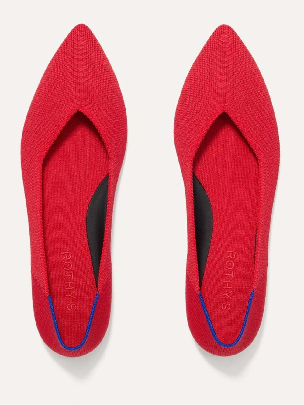 💖SPOTLIGHT💖NWOT Rothy’s Chili Red Pointed Flats